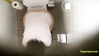 CLASSIC Office girl has a shit. No 2