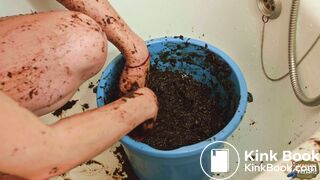 Ladas Muck Heap - hot russian girl playing with cowshit and masturbates