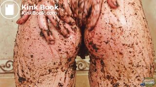 Ladas Muck Heap - hot russian girl playing with cowshit and masturbates