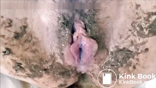 PAWG Shiny Messy Pantyhose MIshap