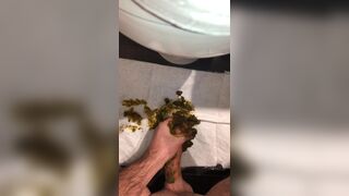 Jack-off with wife’s shit