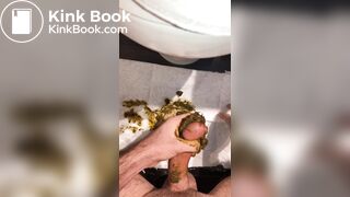 Jack-off with wife’s shit