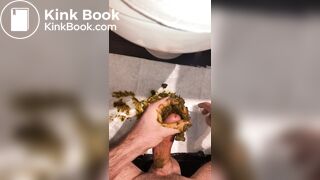 Jack-off with wife’s shit