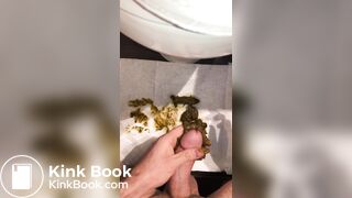 Jack-off with wife’s shit