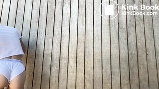 Cute girl shit and eat