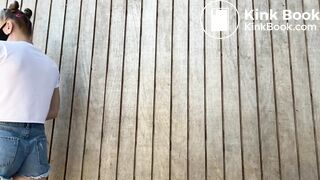 Cute girl shit and eat