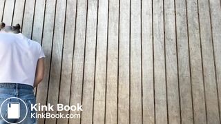 Cute girl shit and eat