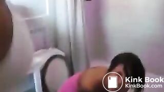 Girl pooping in toilet - video 5