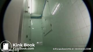 BNTY09 Airport toilet peeping. Stewardesses pantypooping trouble!