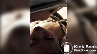 Chinese slave sucking asshole and eat shit from woman's ass