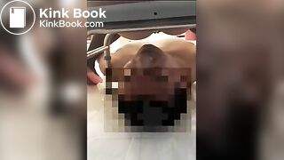 Chinese slave sucking asshole and eat shit from woman's ass