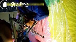 Eating a whole bowl of brown shit from Chinese mistress