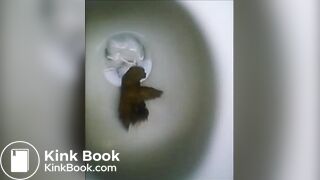 Woman pooping on toilet - video 15
