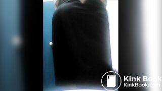 Woman pooping on toilet - video 15