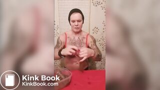 More Dirty Scat Whore: Watch me Filling My Shit Condomes pt1/3