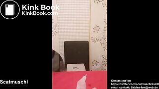 More Dirty Scat Whore: Watch me Filling My Shit Condomes pt1/3