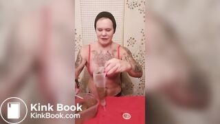More Dirty Scat Whore: Watch me Filling My Shit Condomes pt1/3