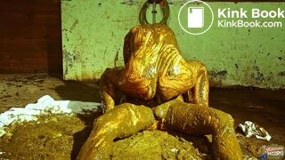 Scat couple fucks in cow shit on farm - trailer