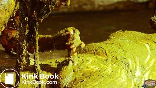 Scat couple fucks in cow shit on farm - trailer