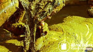 Scat couple fucks in cow shit on farm - trailer