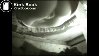 Village girl pooping healthy sausages in an outhouse toilet