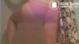 panty poop and smear while masturbating