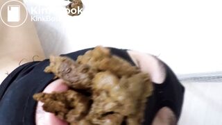Scat and farts in the mouth t0rture