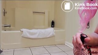 Soft poop over bath tub