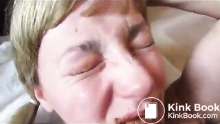 Sweet scat girl Egets full mouth of shit and swallows it xxx