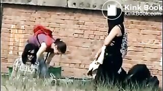 Female pooping - video 2