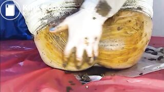 sexy Russian woman poops and pees - video 3