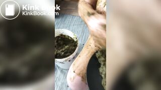 Mature bbw wife enjoys scat and manure