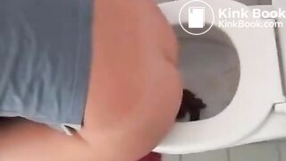 Hot girl pooping on toilet 61