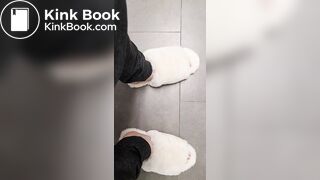 Silent plops in the big stall