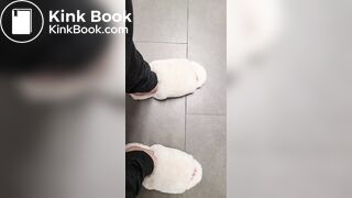 Silent plops in the big stall