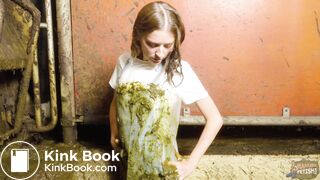 Maria Anjel Orgasm in the milking room