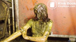 Maria Anjel Orgasm in the milking room