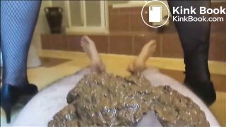 Mariska shitting diarrhea on slave