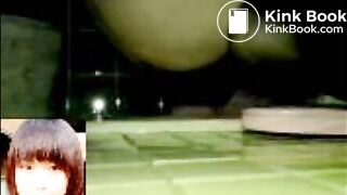 Asian girl poops in squat toilet 79