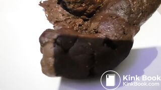 Big fat turd from masked slut