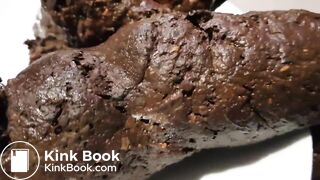 Big fat turd from masked slut