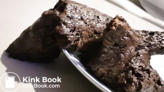 Big fat turd from masked slut