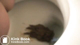 Girl pooping on toilet self shot 14