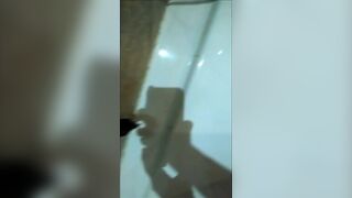 Hot girl pussy and ass shit smear