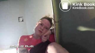 Girl pooping on toilet bowlcam 3