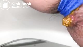 Me poop while didn't take off my panty