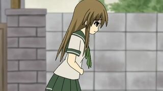 Fear of diarrhea while leaving school anime