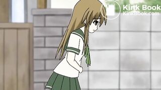 Fear of diarrhea while leaving school anime