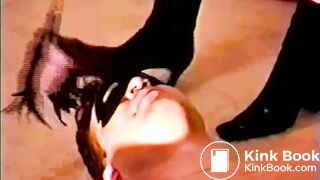 compilation of a girl's shitty entertainment with her subordinate