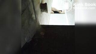 Smoking Chinese girl